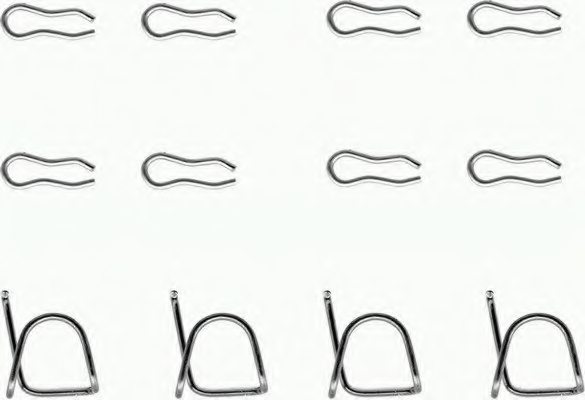 MINTEX MBA939 Accessory Kit, disc brake pads